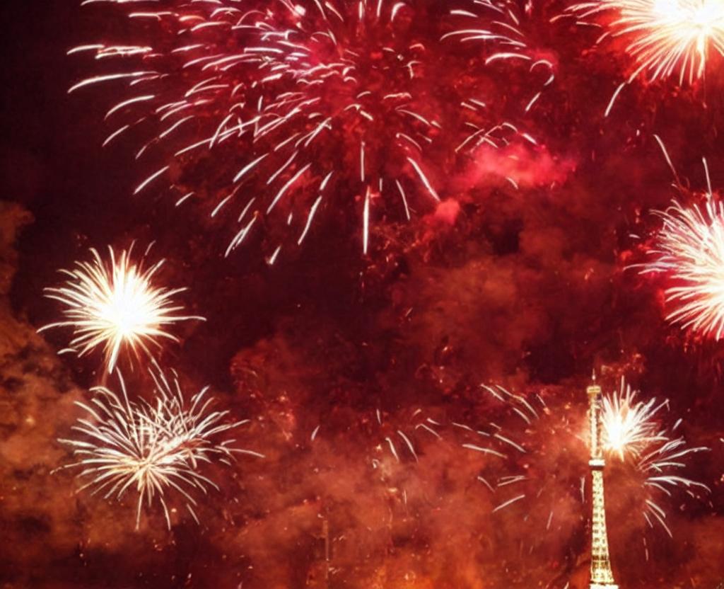 Bastille Day - July 14 - France - fireworks